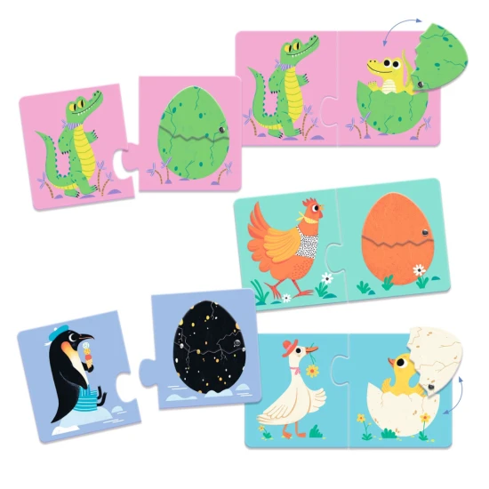 Puzzle Duo Vajíčka