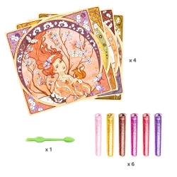 Tvoření se třpytkami Bohyně