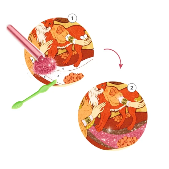 Tvoření se třpytkami Bohyně