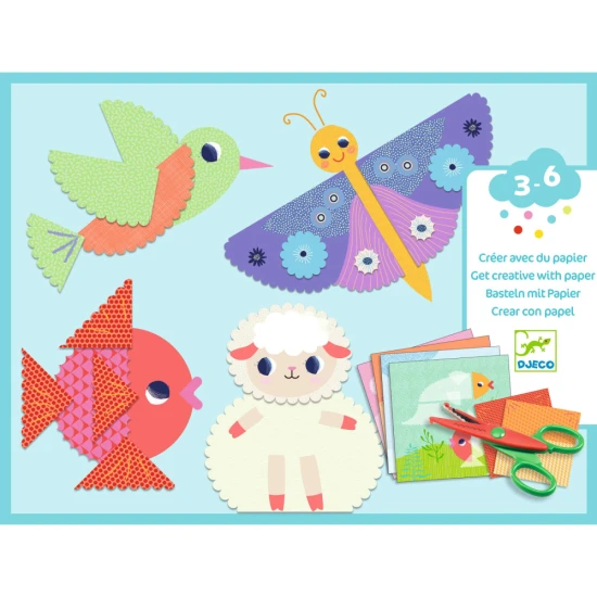 Tvoření z papíru Zvířátka