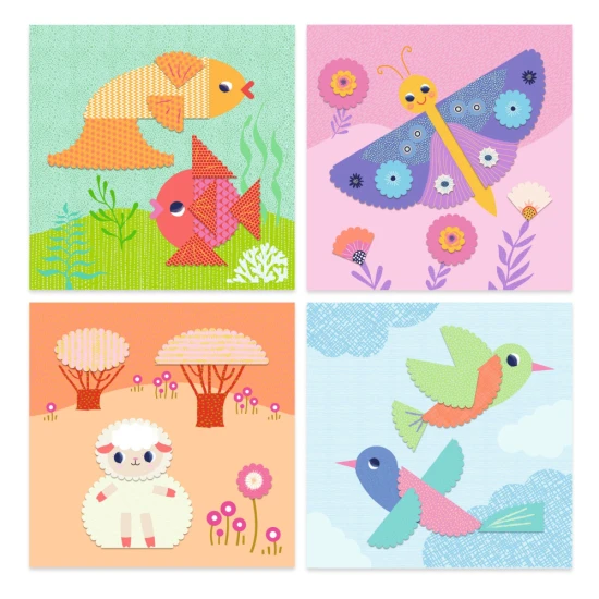 Tvoření z papíru Zvířátka