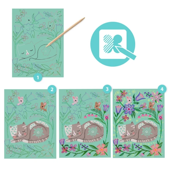 Vyškrabávání Setkání v zahradě