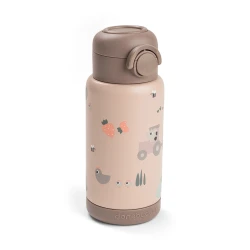 Termoláhev s brčkem Tiny farm růžová 340 ml