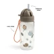 Done by Deer Láhev s brčkem Tiny trails písková 350 ml