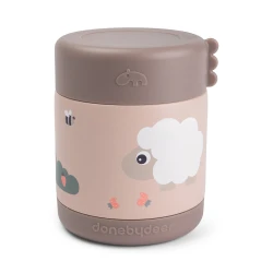 Termodóza na jídlo Tiny farm růžová 300 ml