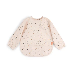 Bryndák s rukávy a kapsou Happy dots růžová