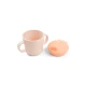 jídelní set Foodie s přísavkou Wally, růžový – Done by Deer DBD_1593001