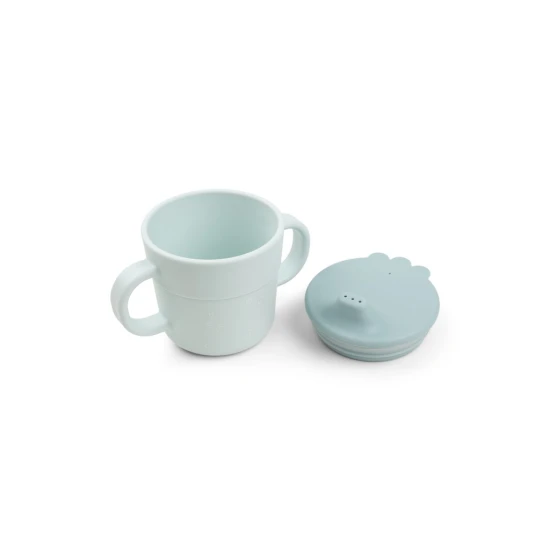 jídelní set Foodie s přísavkou Wally, modrý – Done by Deer DBD_1593002