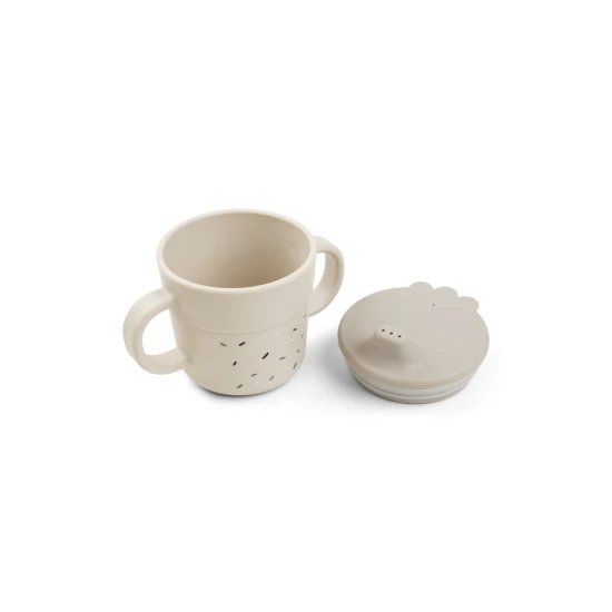 jídelní set Foodie s přísavkou Lalee, pískový – Done by Deer DBD_1593099