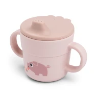 Hrneček s náustkem Foodie Tiny farm růžová