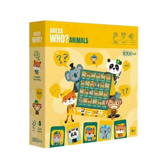 Hádej kdo Zvířátka detektivní společenská hra pro děti i dospělé