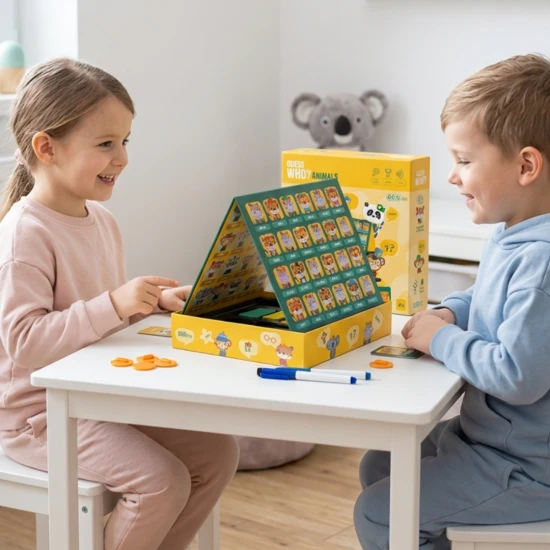 Hádej kdo Zvířátka detektivní společenská hra pro děti i dospělé