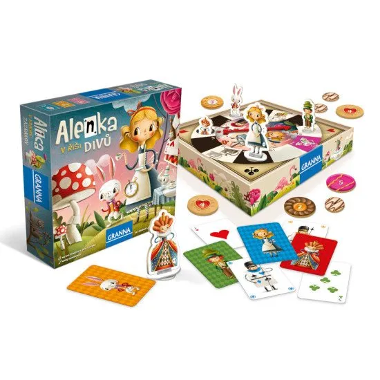 Granna Hra Alenka v říši divů Zahrajte si kouzelný příběh Alenka v říši divů.