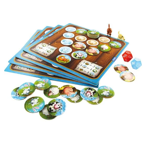 Granna Hra Superfarmář de luxe Zábavná strategická hra plná farmářských zvířátek.