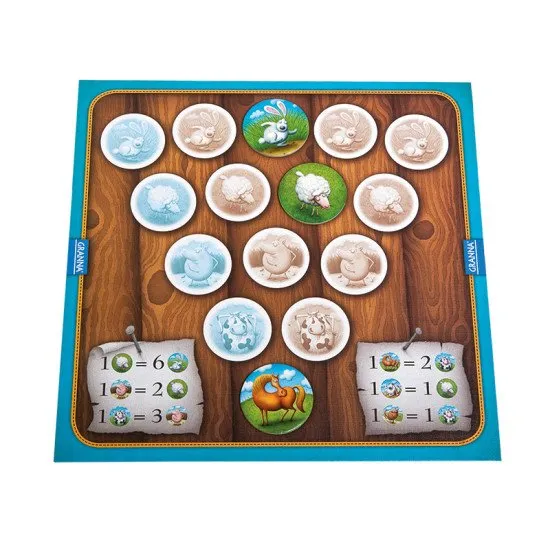 Granna Hra Superfarmář de luxe Zábavná strategická hra plná farmářských zvířátek.