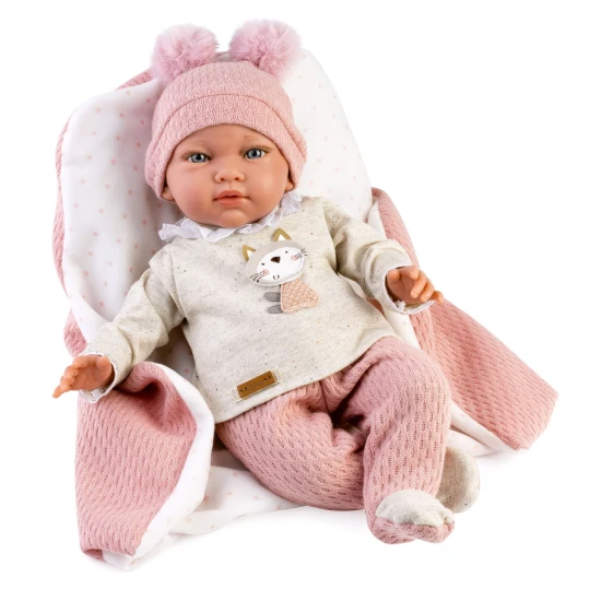 Guca Zátěžové miminko Nerea se zvuky 42 cm Guca Zátěžové miminko Nerea se zvuky 42 cm