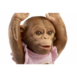 Guca Opička s celovinylovým tělem v květovaném outfitu 32 cm