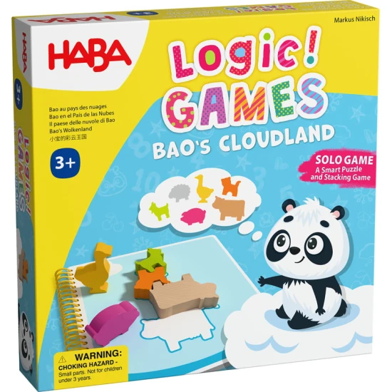 Logic! Games Bao v krajině oblaků – zábavná a edukativní logická hra pro děti Logic! Games Bao v krajině oblaků Haba – logická hra pro děti od 3 let