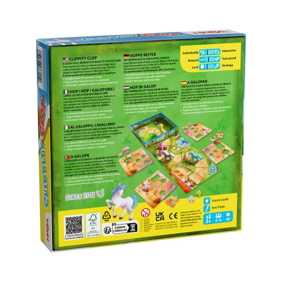 Haba Společenská hra Clippity Clop Hop-Hop koník