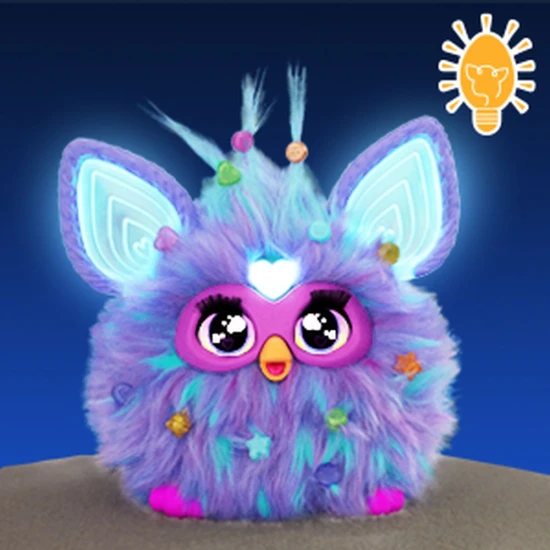 Hasbro Furby fialové barvy – interaktivní plyšová hračka