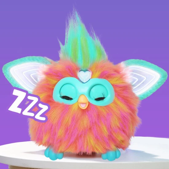 Hasbro Furby v korálové barvě – interaktivní plyšová hračka