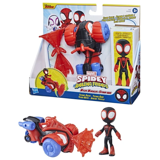 Hasbro Spider-Man Spidey and His Amazing Friends figurka s vozidlem