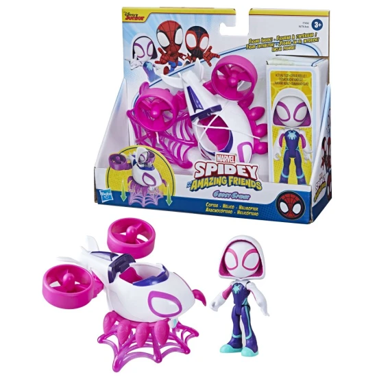 Hasbro Spider-Man Spidey and His Amazing Friends figurka s vozidlem