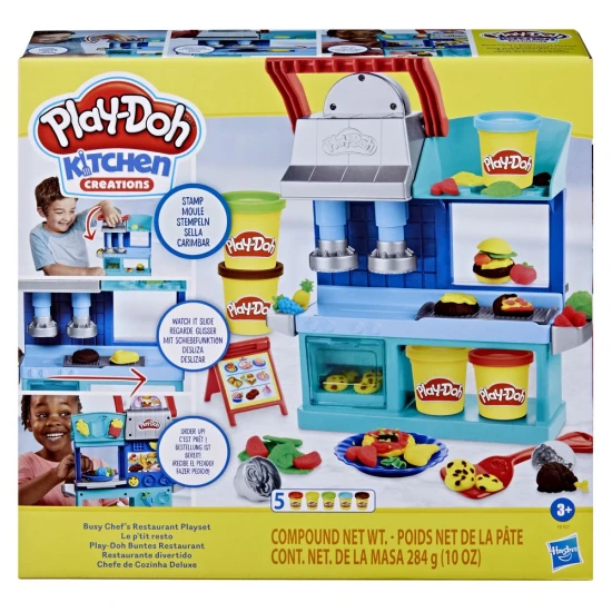 Hasbro Play-Doh restaurace vytíženého šéfkuchaře