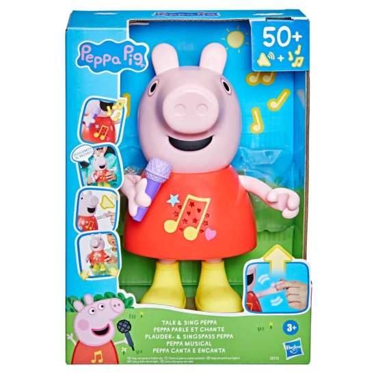 Hasbro Prasátko Peppa Pig mluvící a zpívající