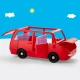 Hasbro Prasátko Peppa Pig velké rodinné auto