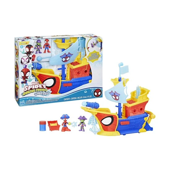 Hasbro Spider-Man pirátská loď s bublinkami 43 cm