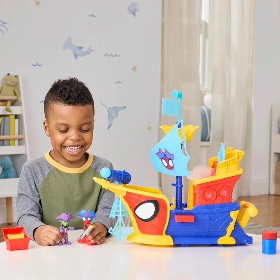 Hasbro Spider-Man pirátská loď s bublinkami 43 cm