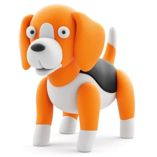 Vymodelujte si originální veselé postavičky pejsků s Hey Clay.