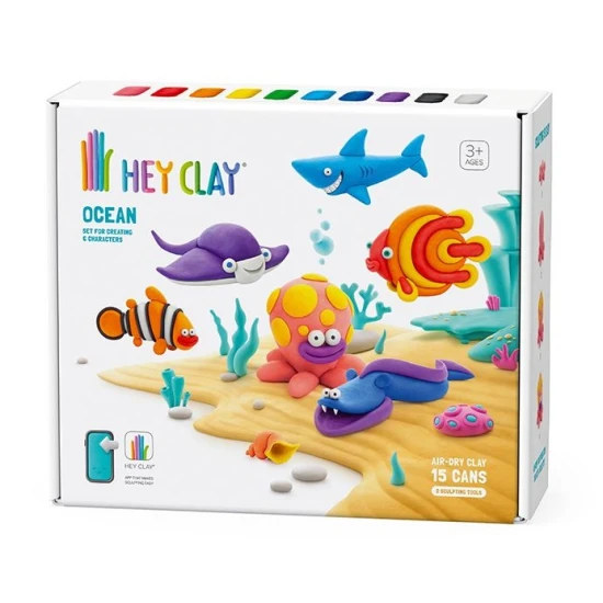 Vymodelujte si mořská zvířátka nebo originální postavičky s Hey Clay.