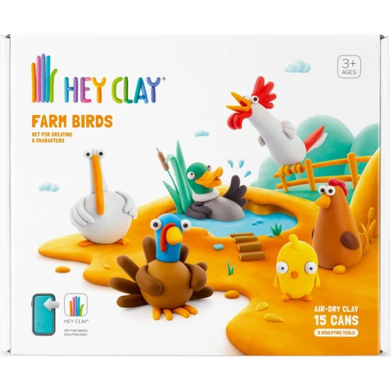 Vymodelujte si různé postavičky či vlastní zvířecí farmu s Hey Clay.
