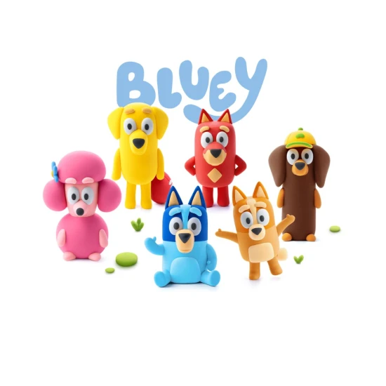 Zábavné modelování s oblíbenými postavičkami z Bluey