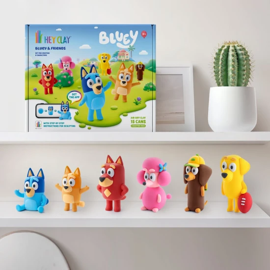 Zábavné modelování s oblíbenými postavičkami z Bluey