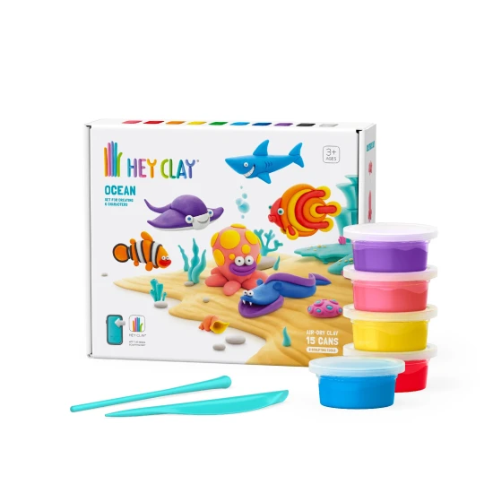 Vymodelujte si mořská zvířátka nebo originální postavičky s Hey Clay.