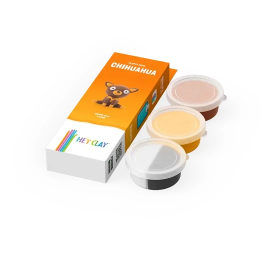 Vymodelujte si originální zvířátko Fluffy pets Čivava s Hey Clay