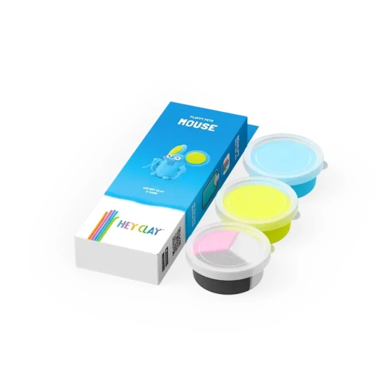 Vymodelujte si originální zvířátko Fluffy pets Myš s Hey Clay