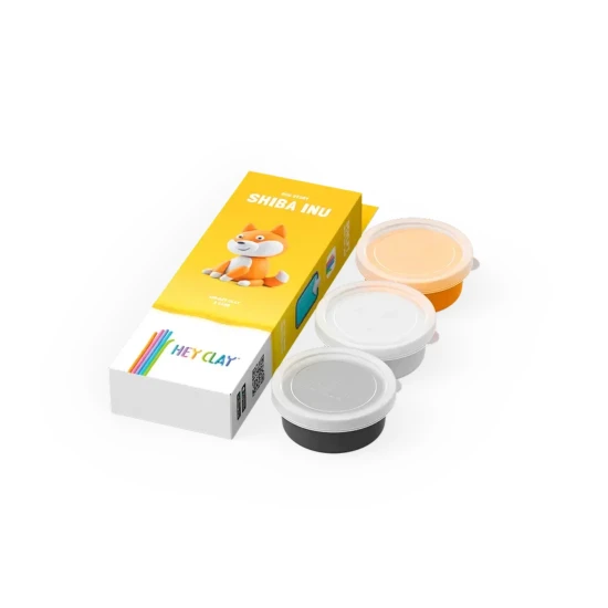 Vymodelujte si originální zvířátko Dog story Shiba Inu s Hey Clay