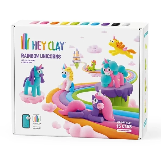 Vymodelujte si originální postavičky jednorožců s Hey Clay.