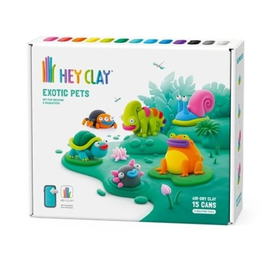 Vymodelujte si originální postavičky exotických zvířátek s Hey Clay.