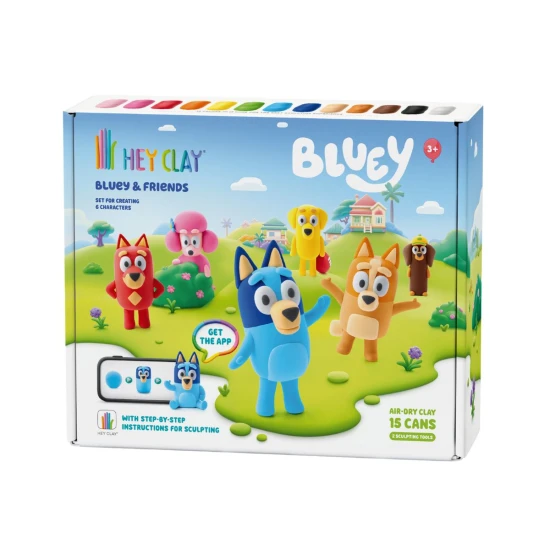 Zábavné modelování s oblíbenými postavičkami z Bluey
