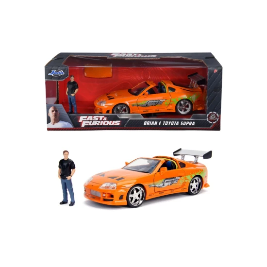 Dickie Toys Rychle a zběsile auto 1995 Toyota Supra 1:24