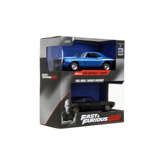Rychle a zběsile dvojbalení Chevrolet Camaro 1969 a Dodge Charger 1968 1:32 J34251314R00