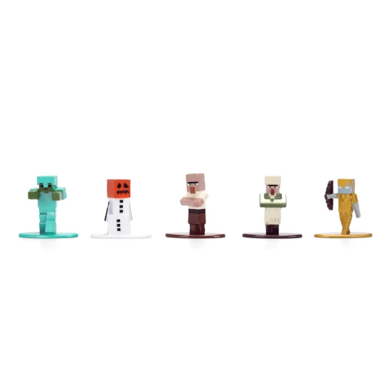 Dickie Toys Minecraft kovové sběratelské nanofigurky, sada 12 ks