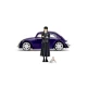 Wednesday auto 1972 VW Beetle 1:24 a figurka Wednesday