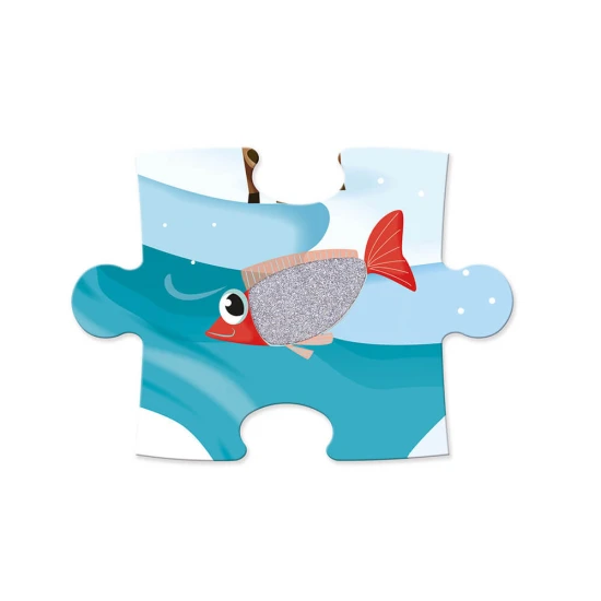 Dotykové puzzle Život na ledě 20ks