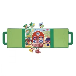 Magnetické puzzle v kufříku Farma 24 ks